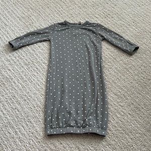 Quincy Mae Bamboo Cross Gown 0-3m